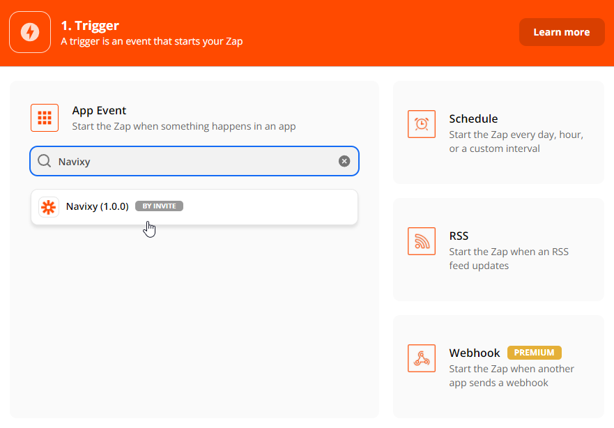 Search for Navixy app